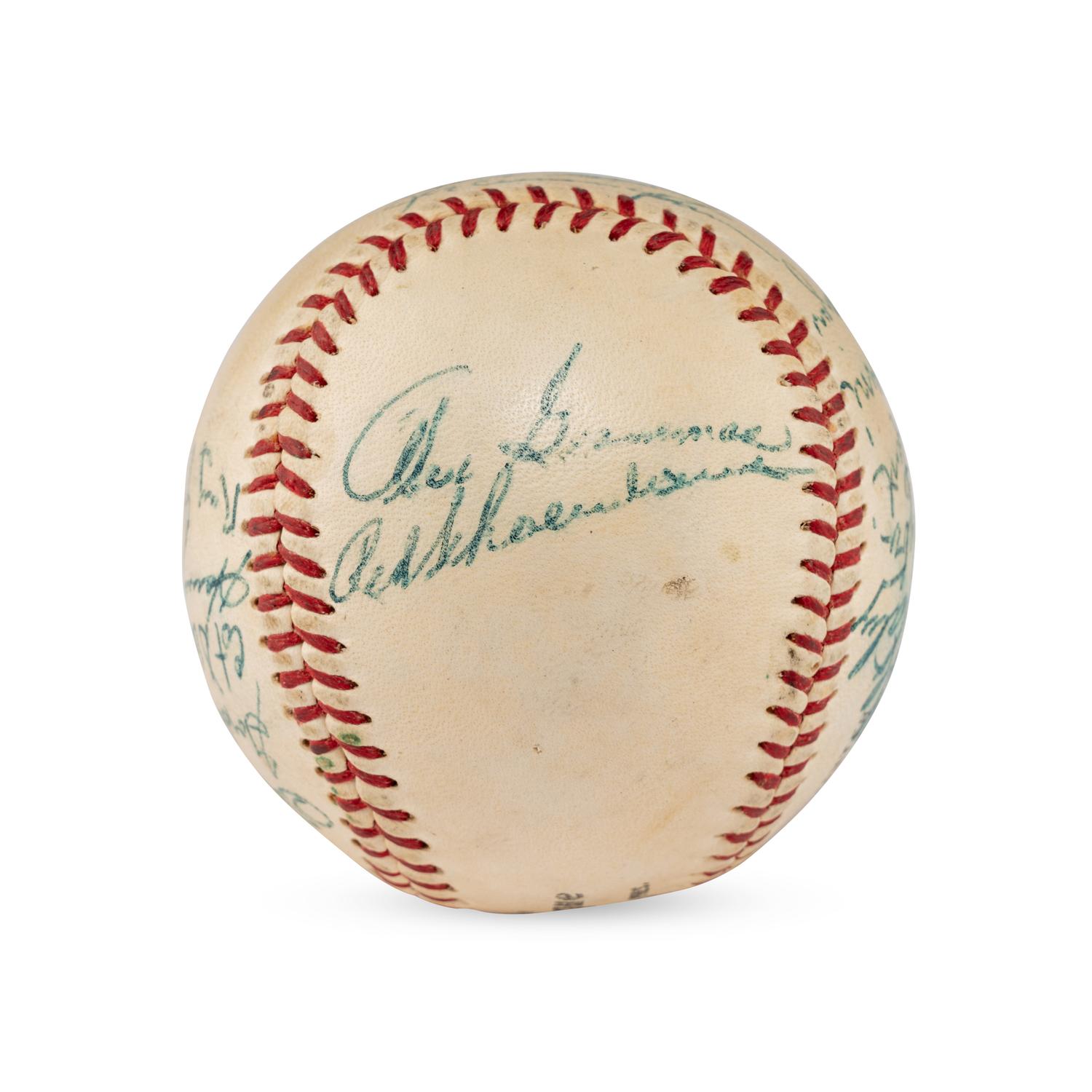 A 1954 St. Louis Cardinals Team Signed Autograph Baseball Featuring Stan Musial (Beckett Authentication Services)