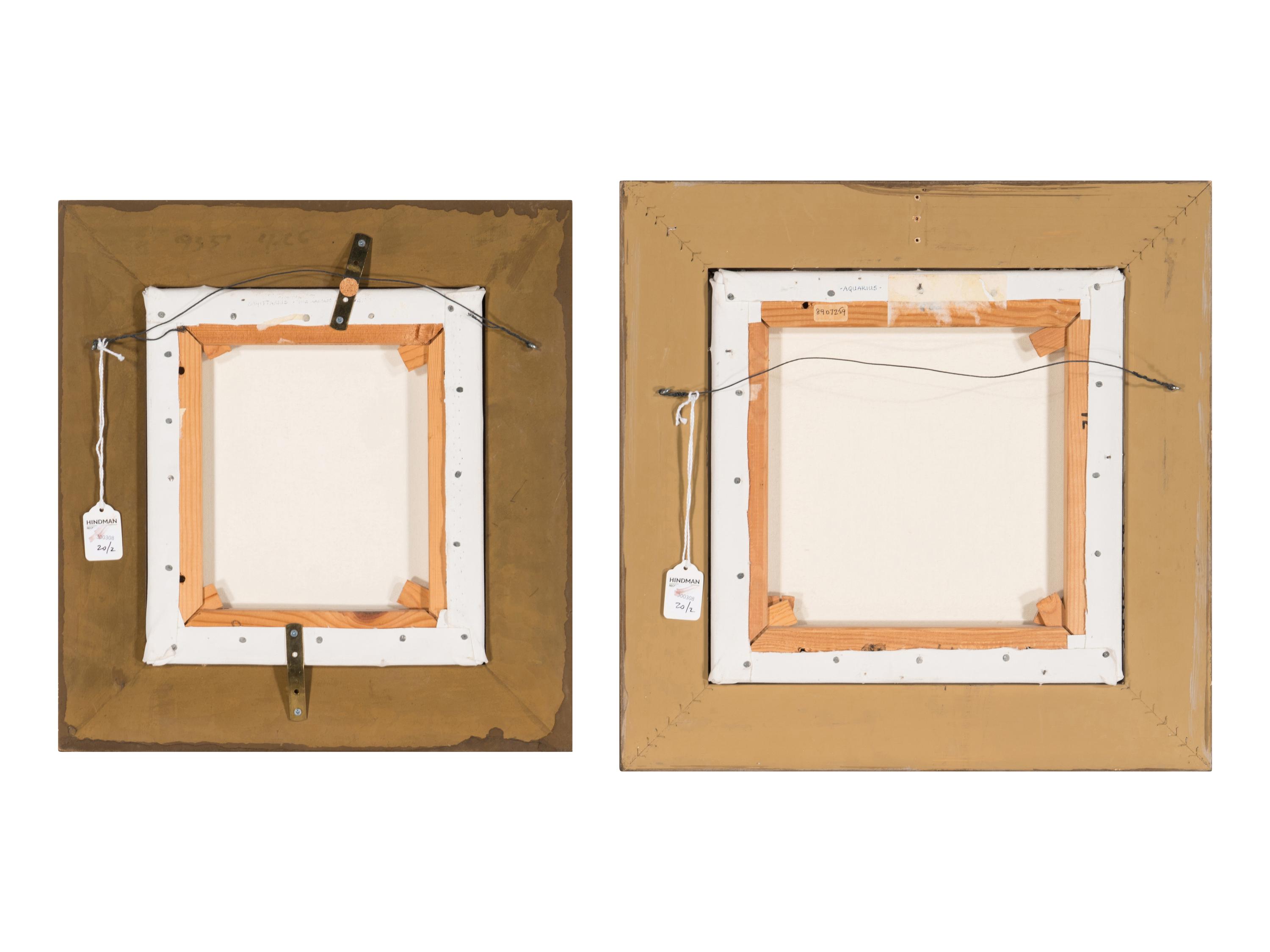 Aquarius and Sagittarius, The Arrows of Love , 1989 (a pair of works)