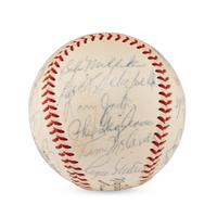 A 1968 St. Louis Cardinals Team Signed Autograph Baseball Featuring Roger Maris (Beckett Authentication Services)