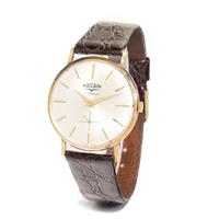 VULCAIN, 14K YELLOW GOLD WATCH