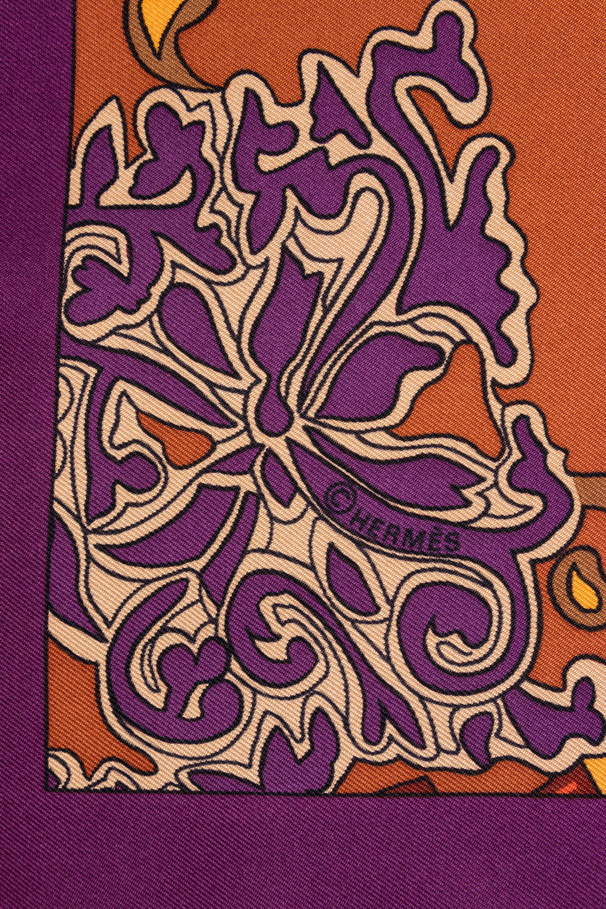 Two Hermès 90cm Silk Scarf, Carré
