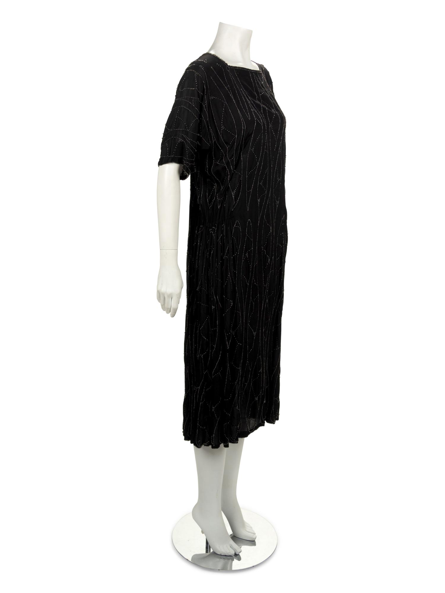 1920s Embroidered Dress, House of Adair, Museum Deaccession