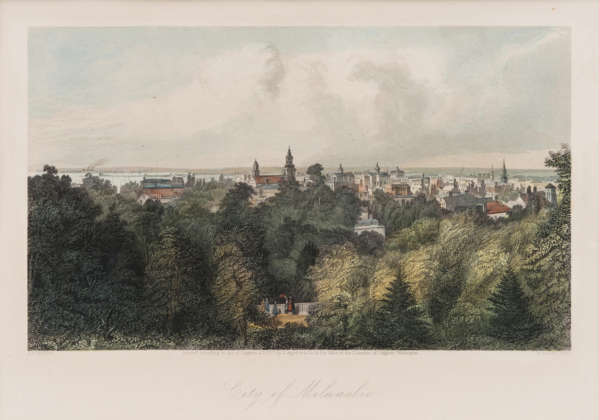 [MILWAUKEE]. A group of 6 prints, comprising:
