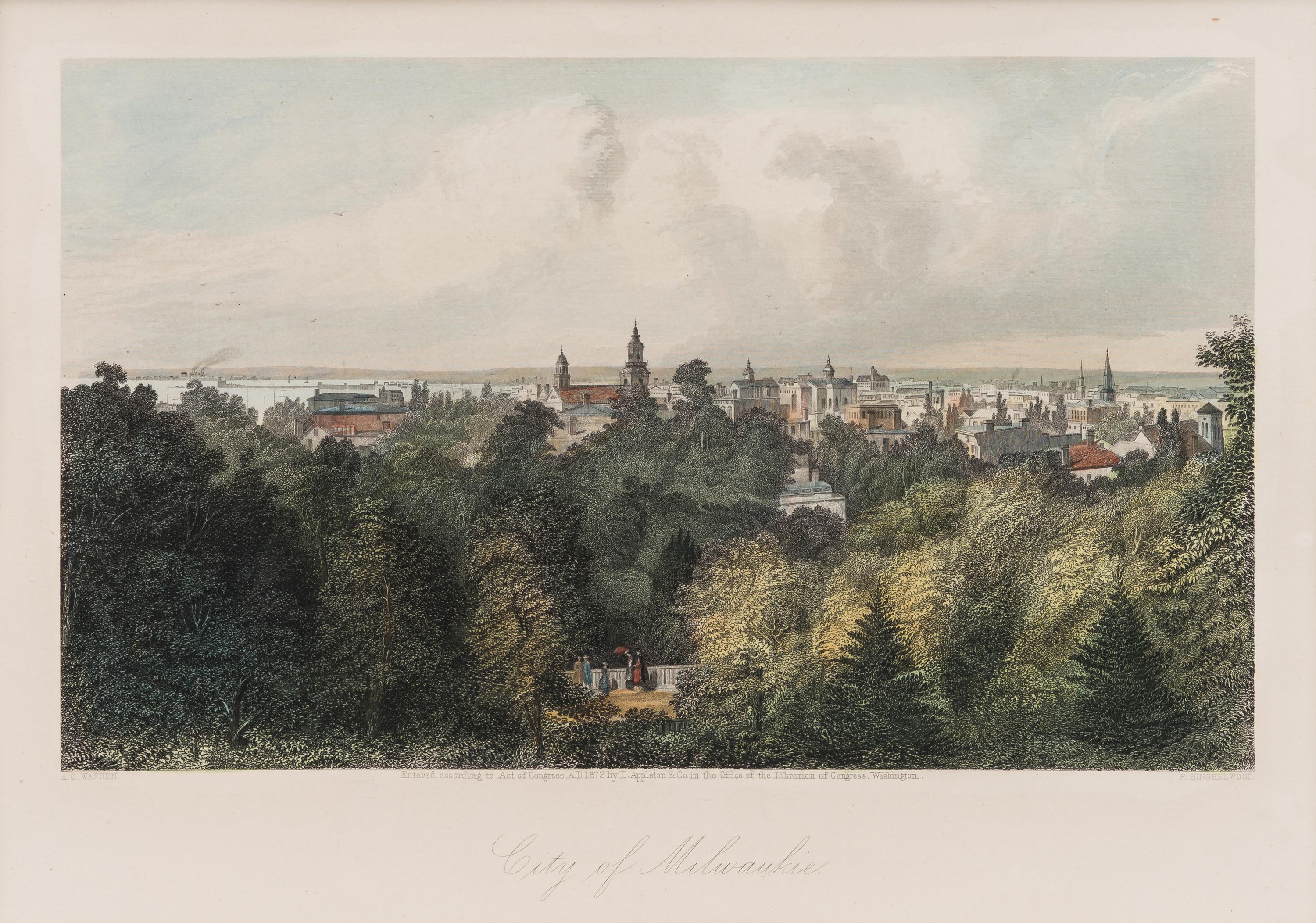 [MILWAUKEE]. A group of 6 prints, comprising: