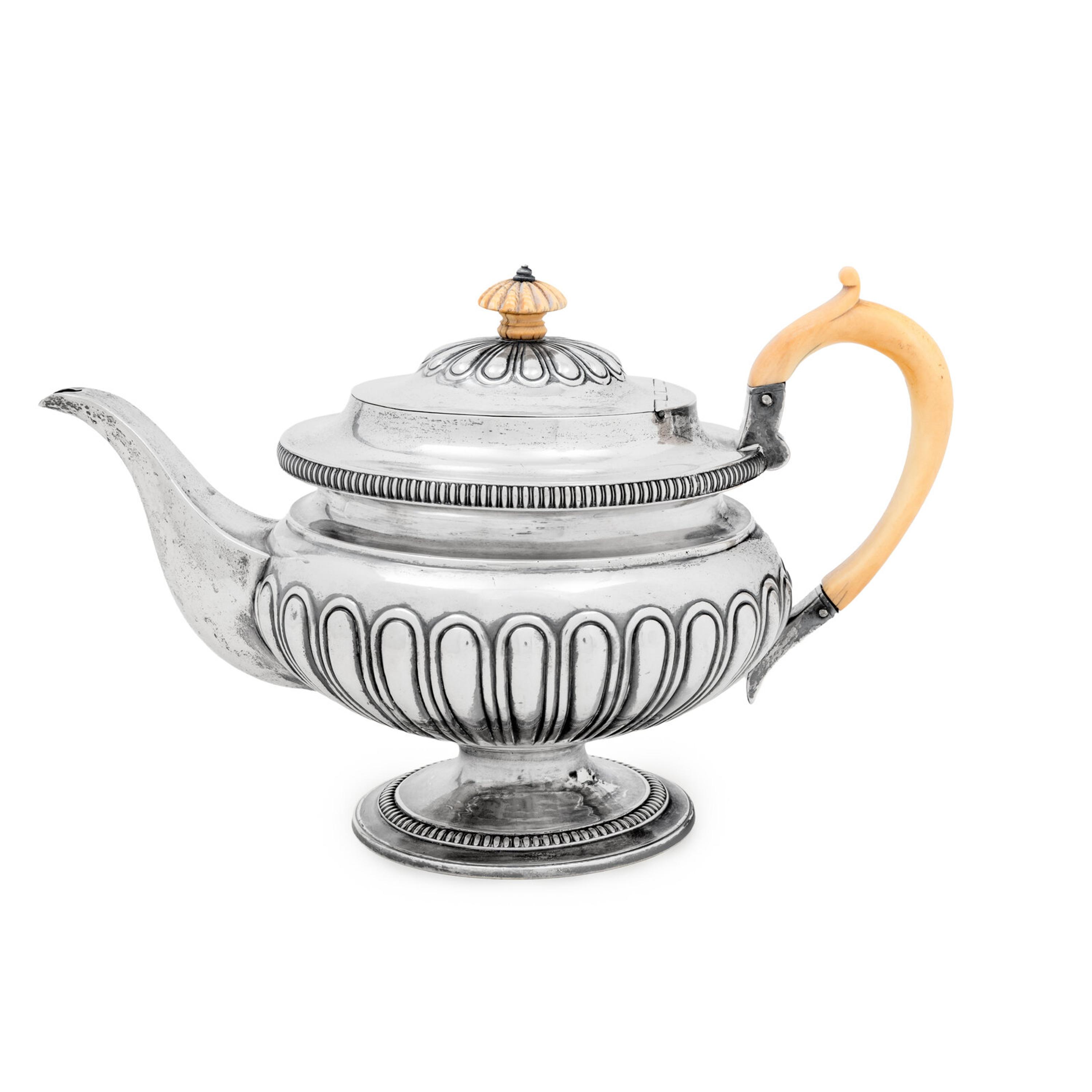 An Irish George III Silver Teapot