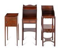 Two George III Mahogany Wash Stands