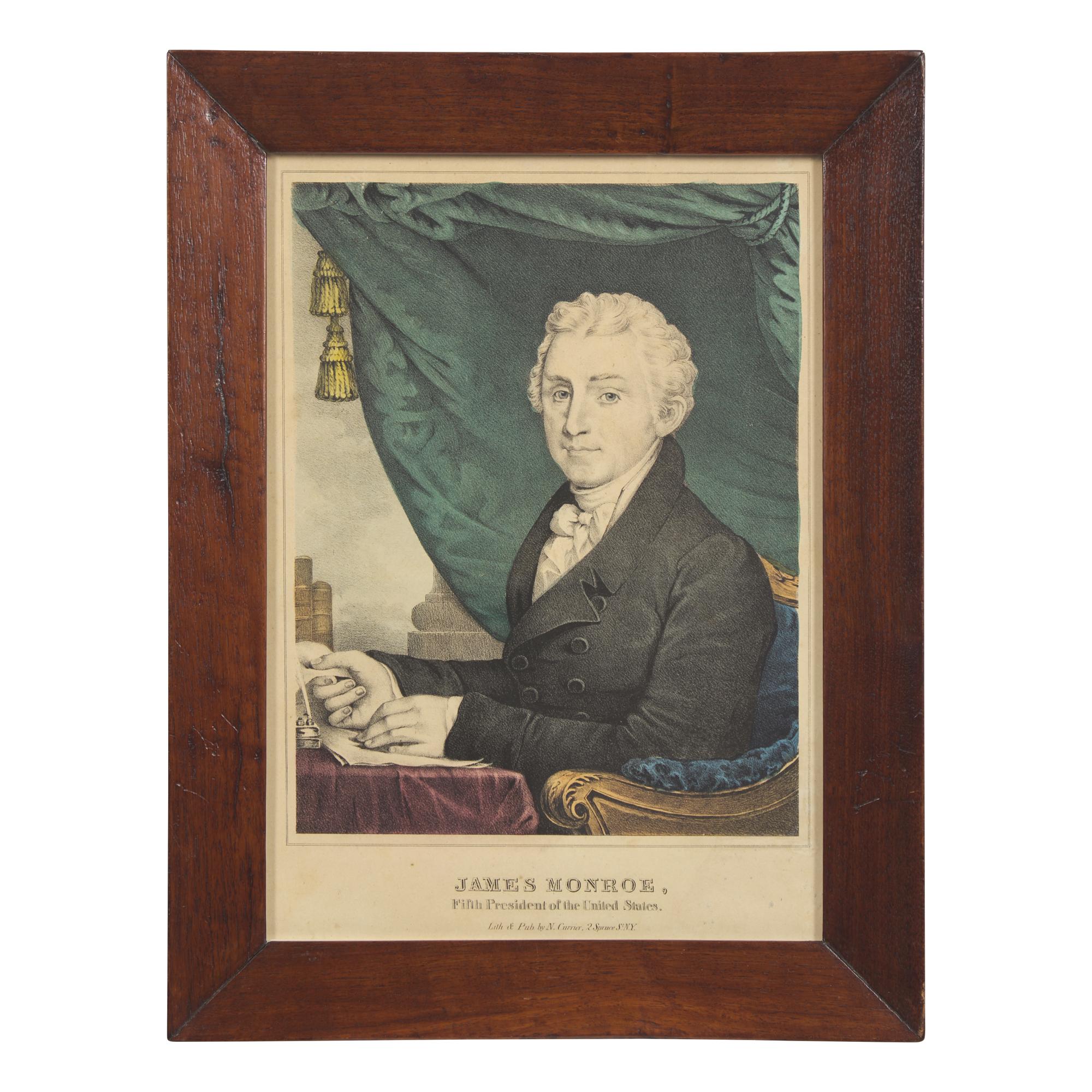 A Rare and Complete Set of Hand-Colored Lithographs of the First Sixteen U.S. Presidents