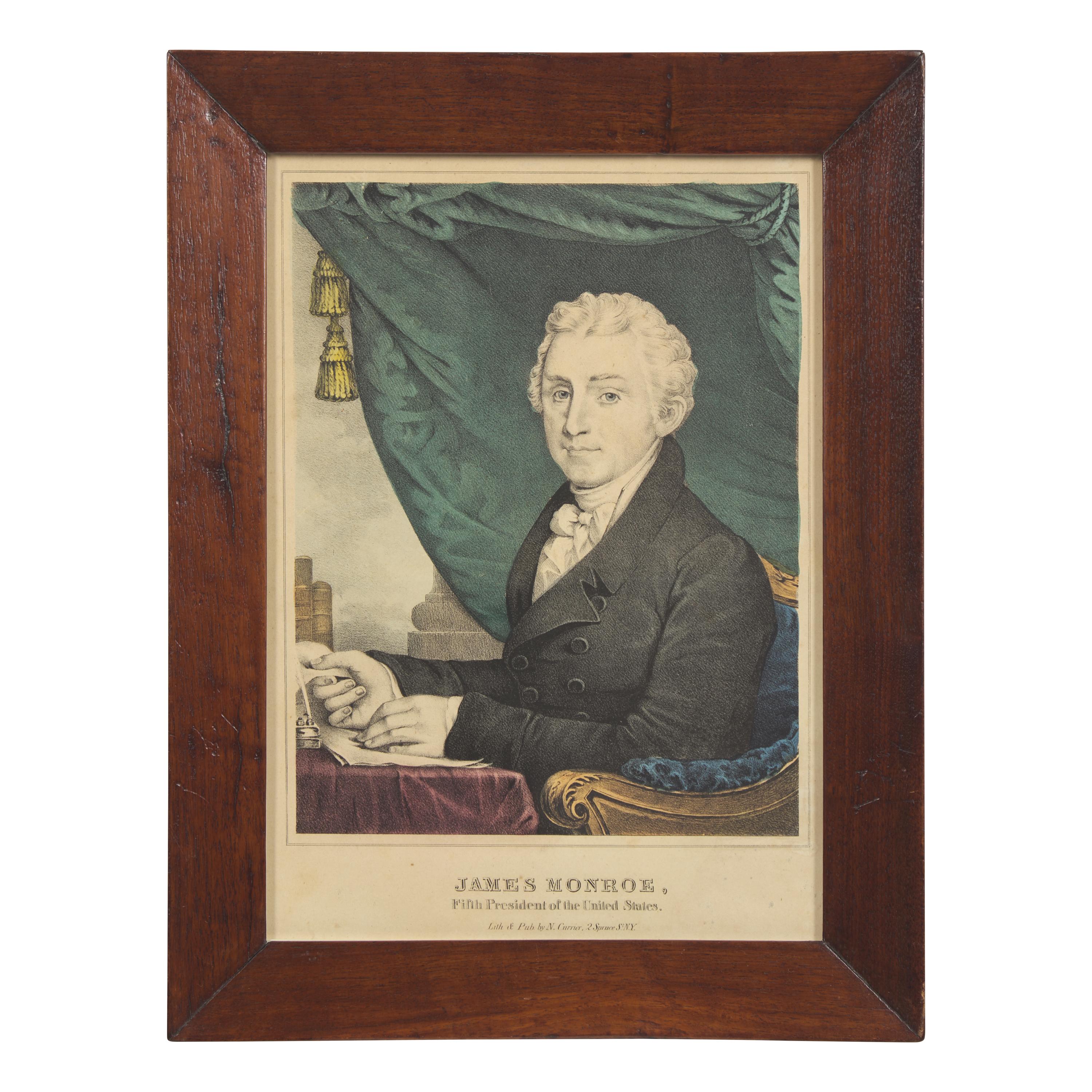 A Rare and Complete Set of Hand-Colored Lithographs of the First Sixteen U.S. Presidents