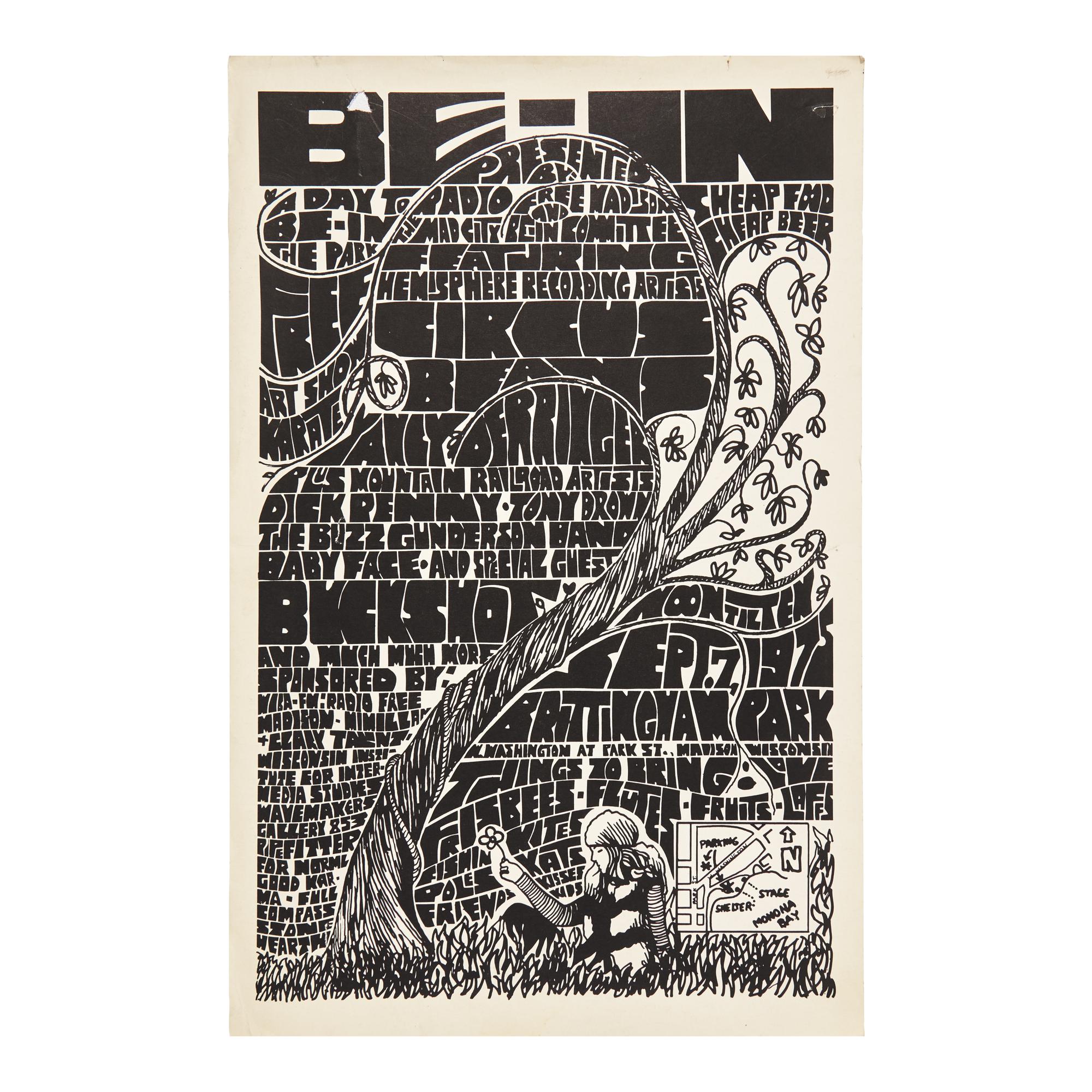 [Music] [Country Joe and the Fish] Group of 2 Psychedelic Concert Posters, 1966-1975