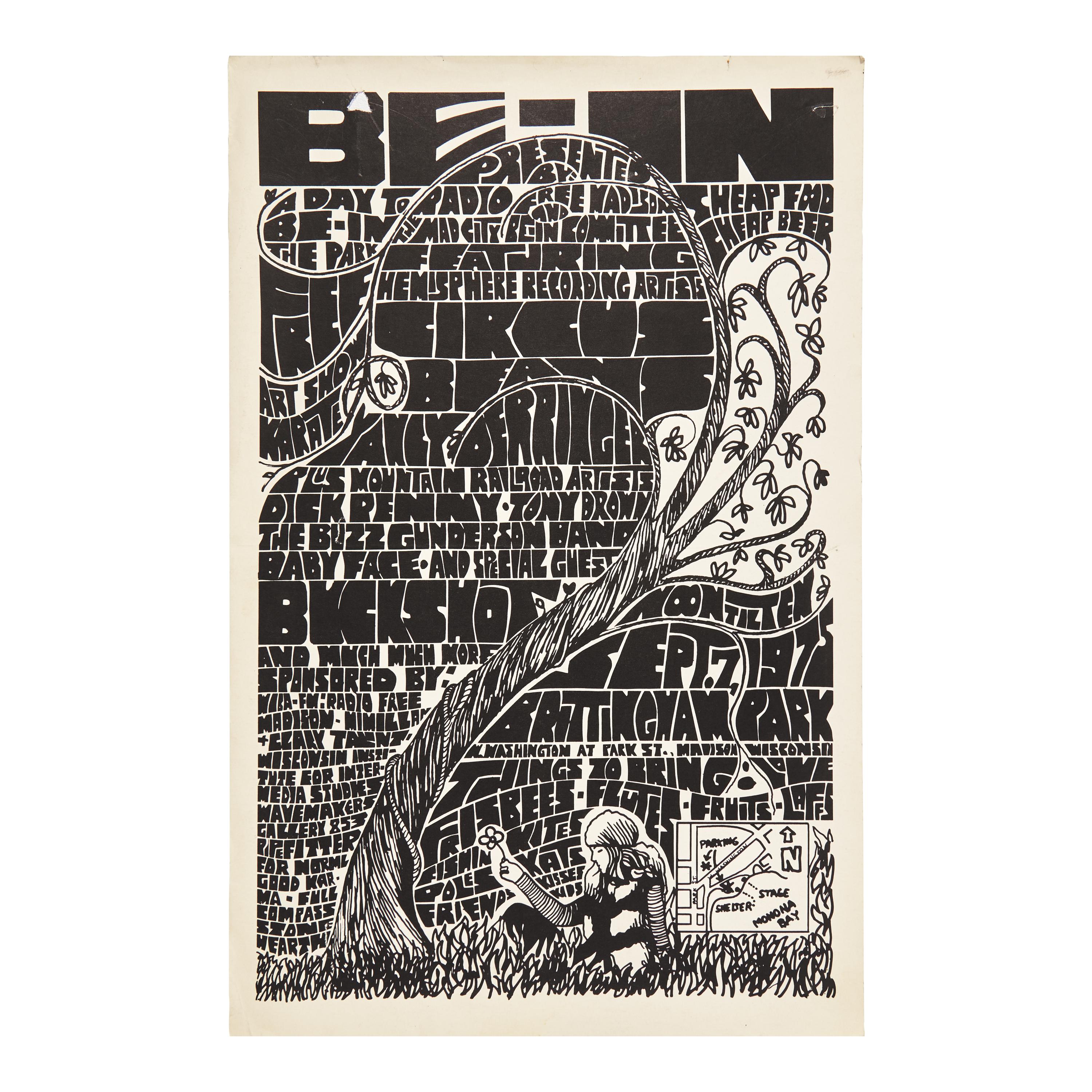 [Music] [Country Joe and the Fish] Group of 2 Psychedelic Concert Posters, 1966-1975