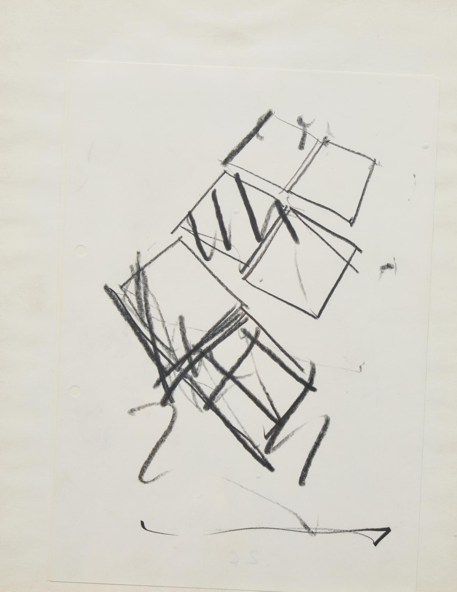 Untitled, A Pair of Drawings, 1973-74