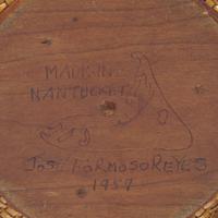 A Nantucket Friendship Basket, Jose Formoso Reyes (1902-1980) Nantucket, Massachusetts, Dated 1957