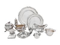 A Group of Silver Table Articles