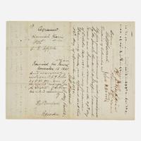 [African-Americana] Douglass, Frederick Document, signed