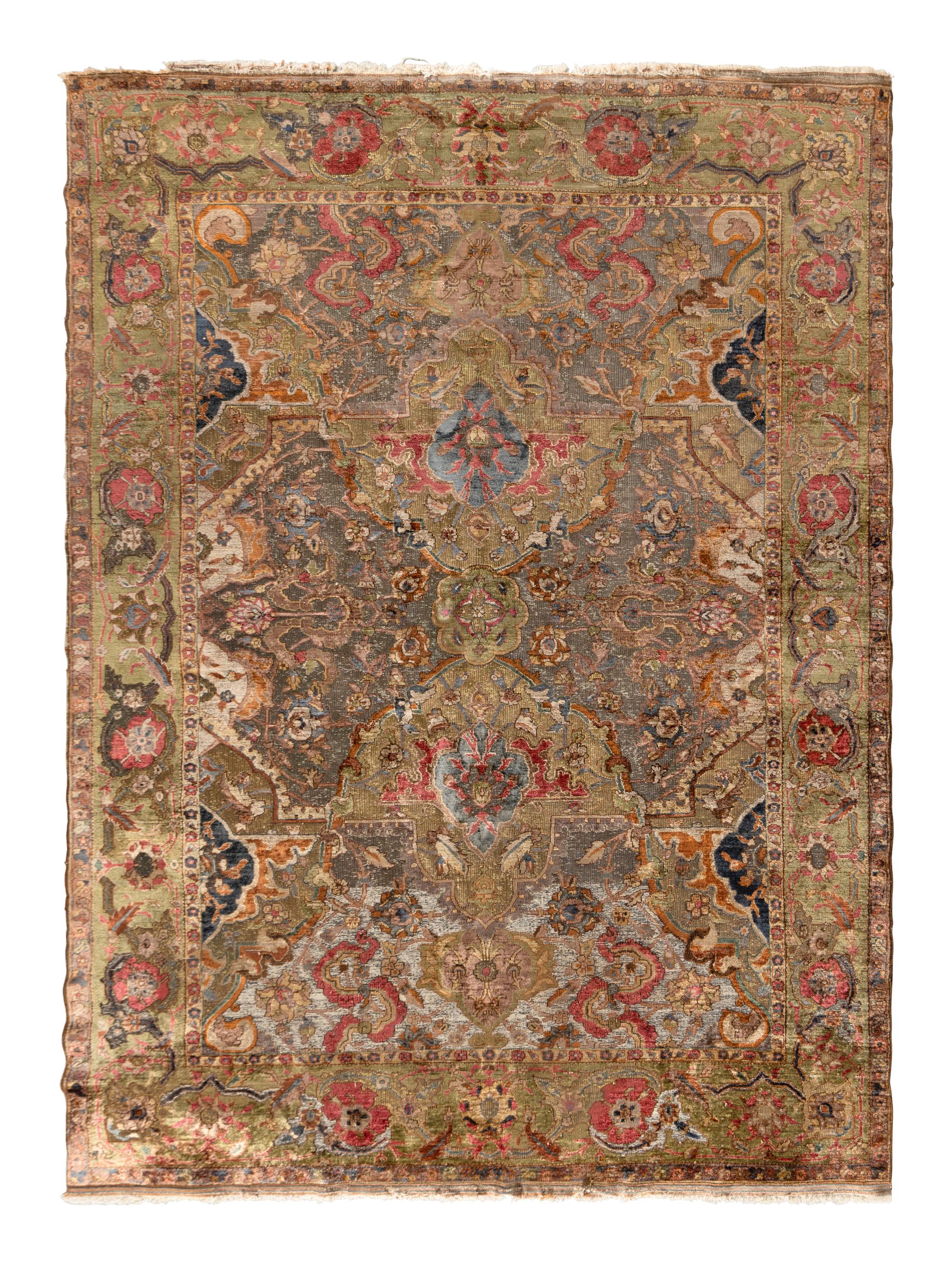 An Indian Silk Rug