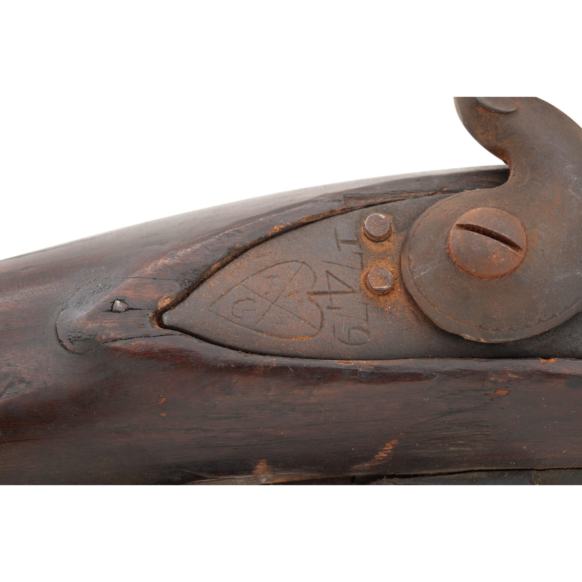Restored Composite Flintlock Fowler with a 1779 Dated Nock Marked East India Company Lock