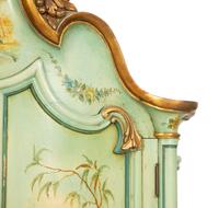 A Venetian Style Painted and Parcel Gilt Cabinet on Stand