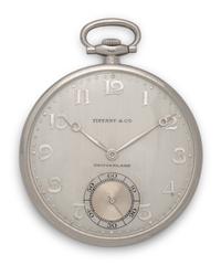 PATEK PHILIPPE, TIFFANY & CO., PLATINUM POCKET WATCH