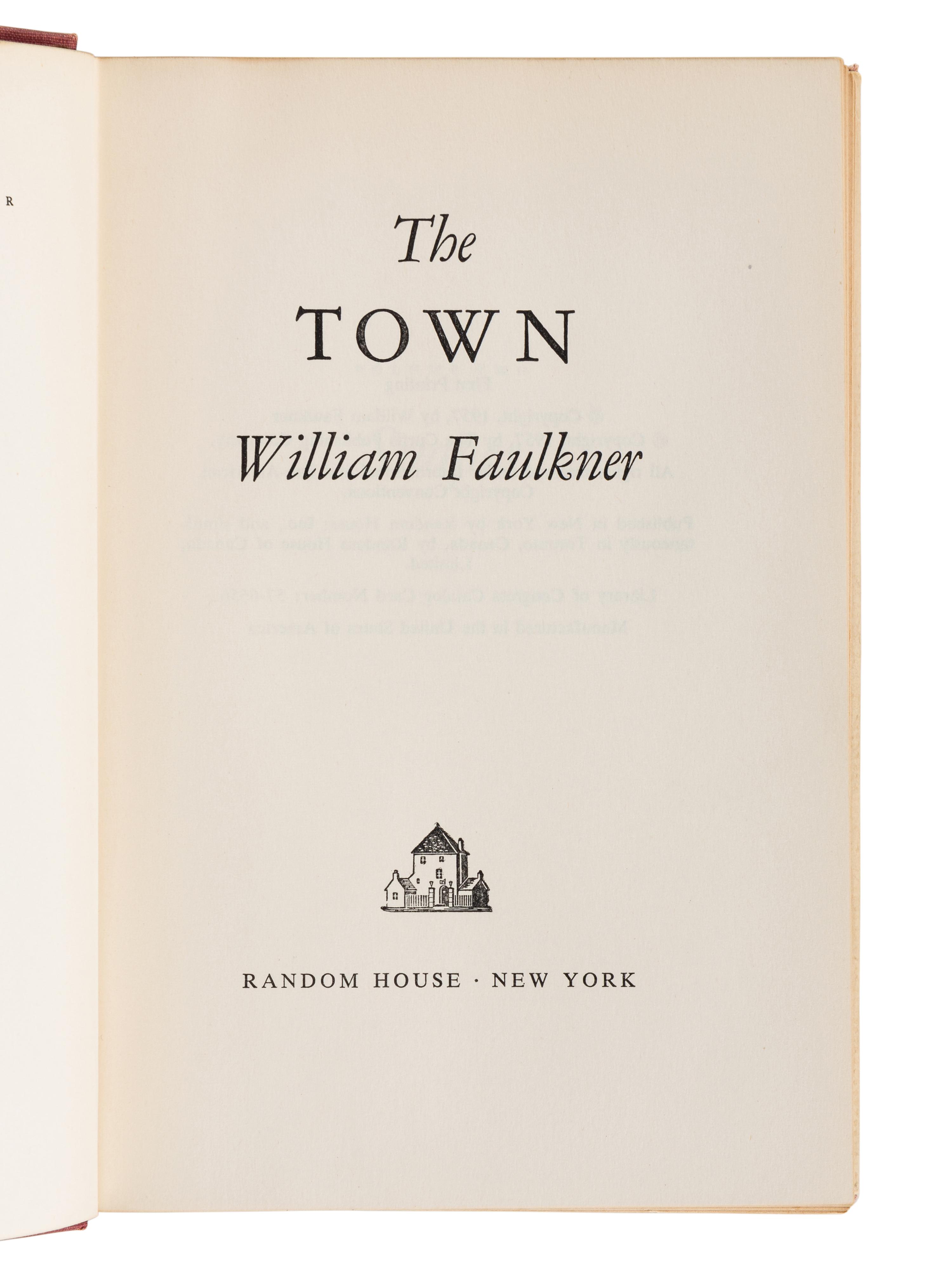 FAULKNER, William (1897-1962). A group of 6 FIRST EDITIONS, comprising: