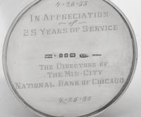 An English Silver Jar