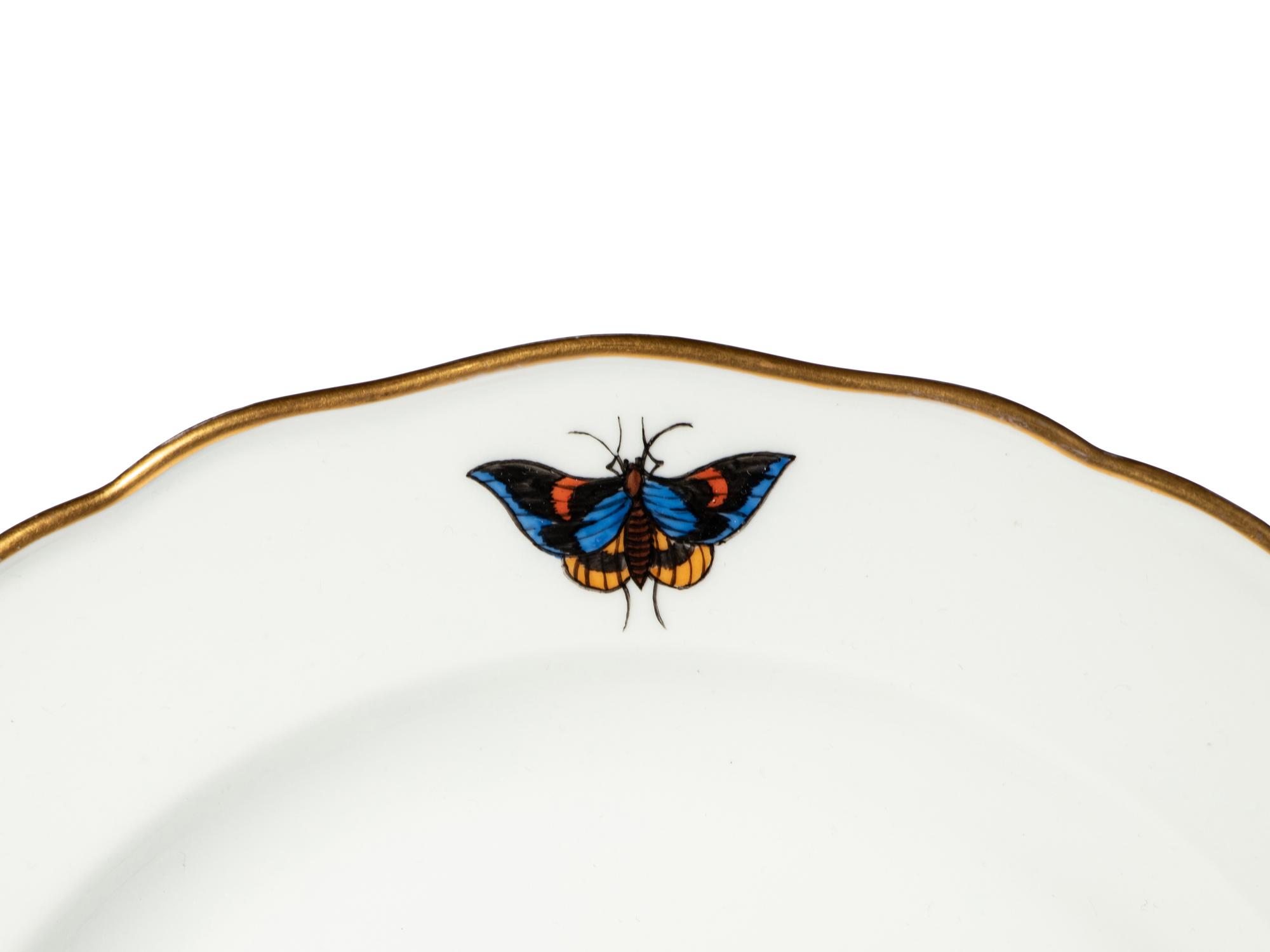 A Pair of Meissen Porcelain Plates