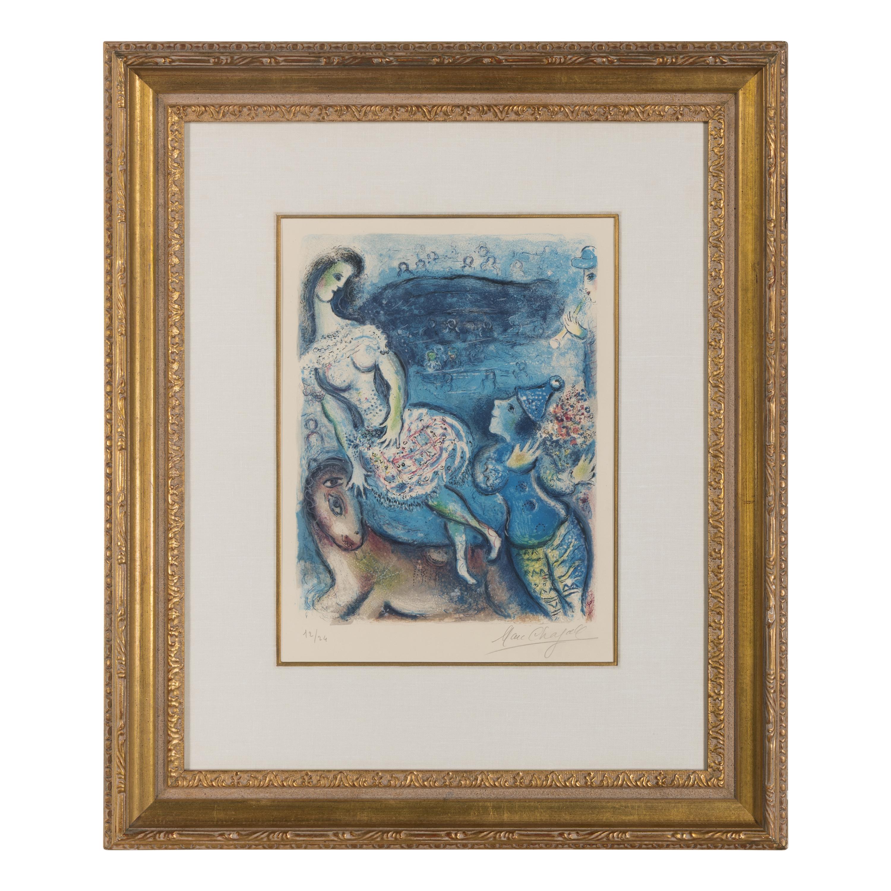 Marc Chagall (Belarusian/French, 1887-1985) — Le Cirque : one plate, 1967