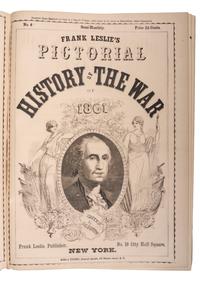 [CIVIL WAR - FRANK LESLIE]. SQUIER, E.G., editor. Frank Leslie's Pictorial History of the War . New York: Frank Leslie, 1862.