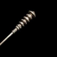A Pair of Etruscan or Greek Silver Pins