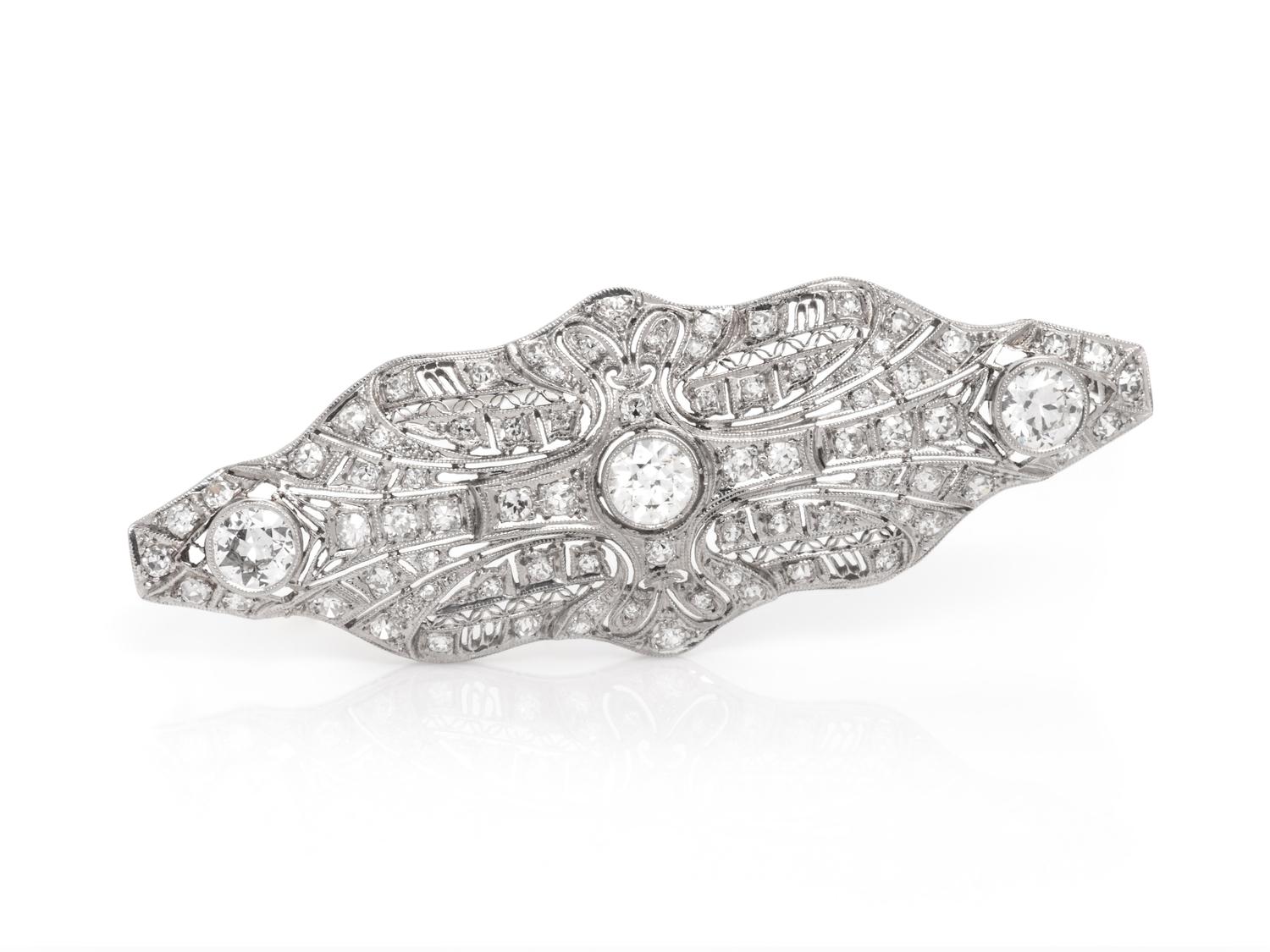 Art Deco, Diamond Brooch