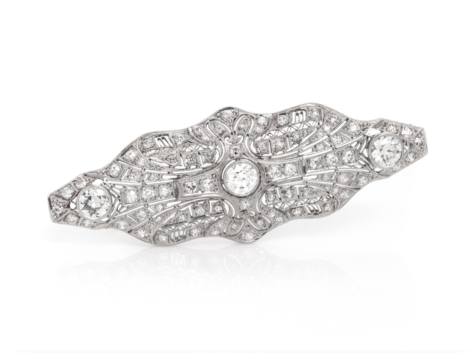 Art Deco, Diamond Brooch