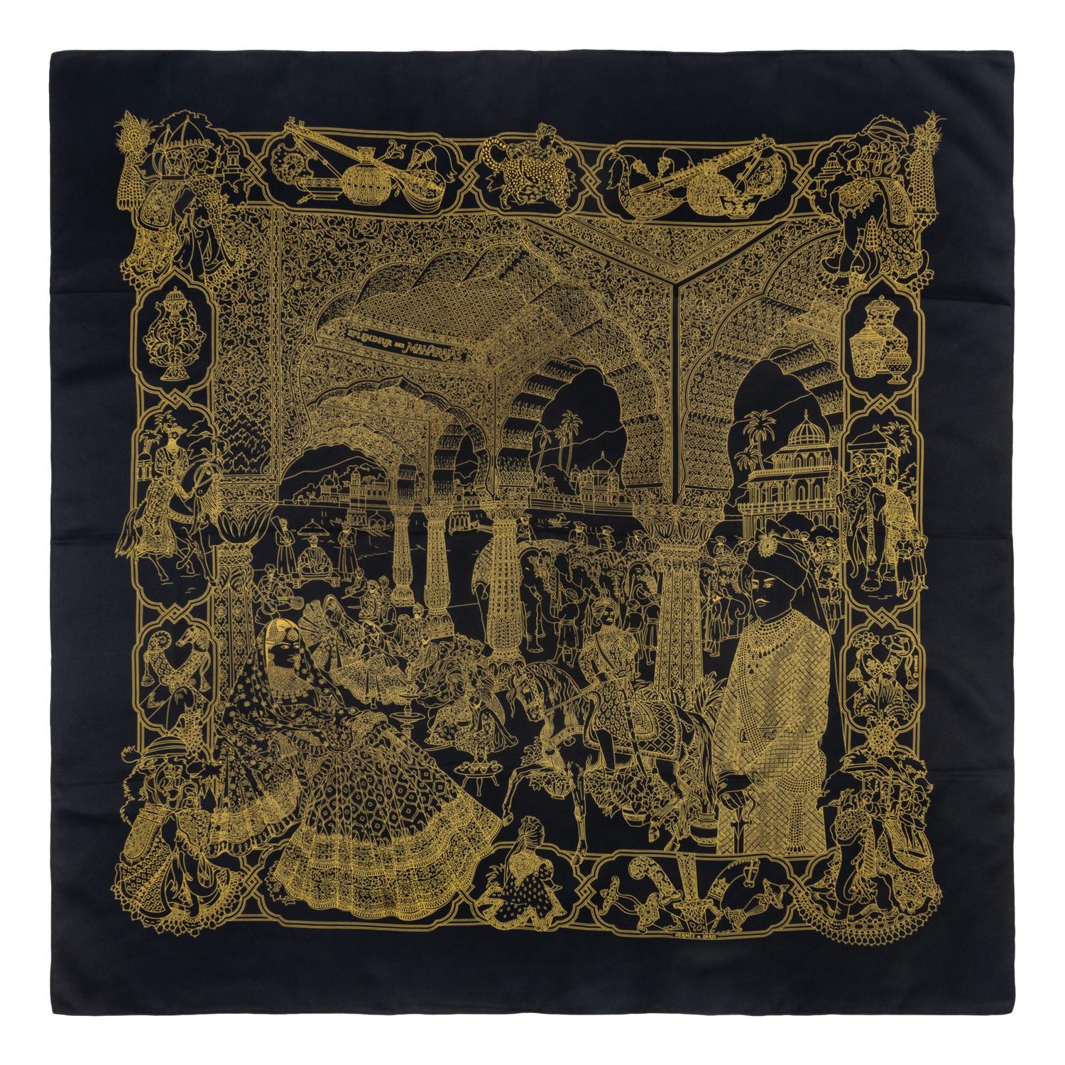 Hermès, Three Silk Scarves
