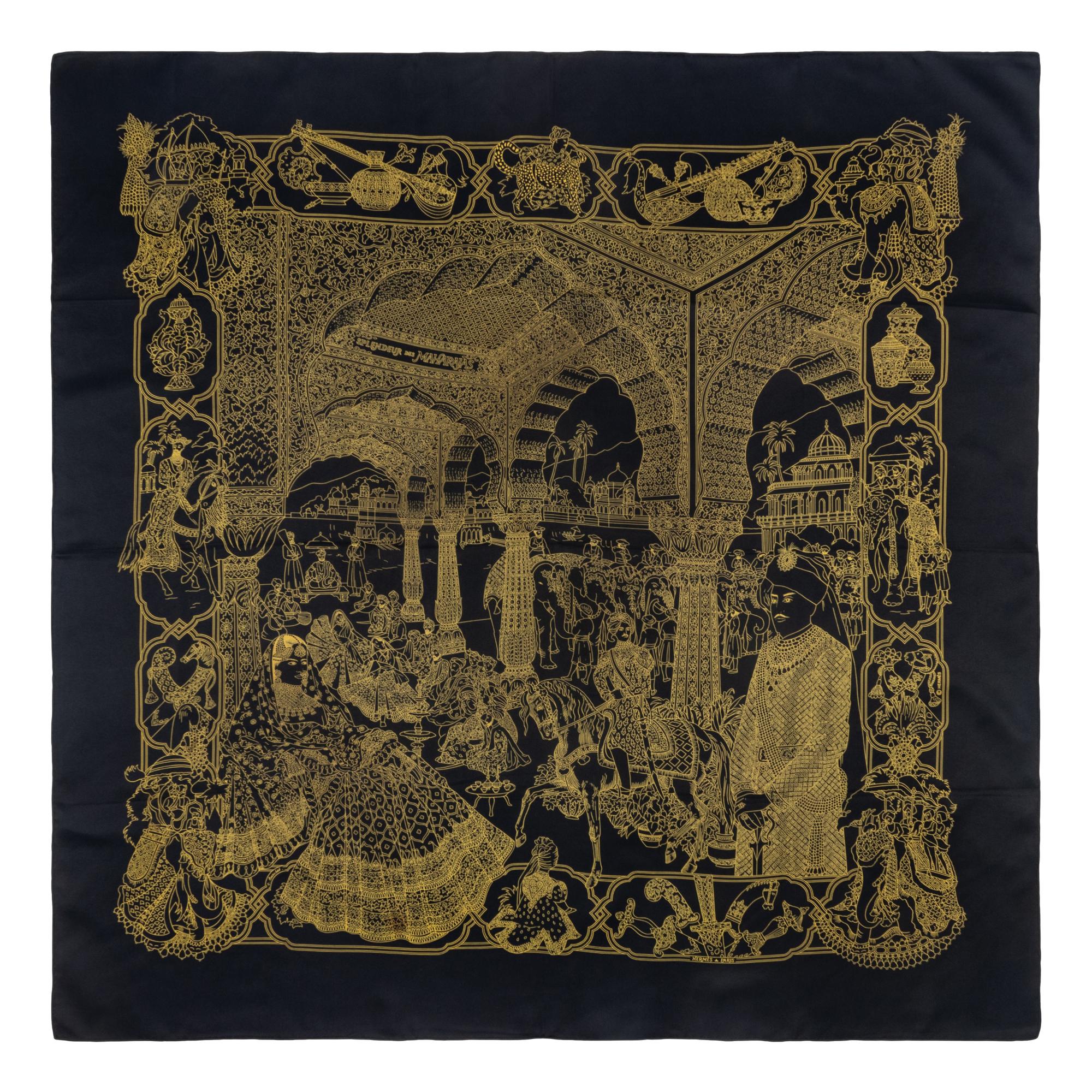 Hermès, Three Silk Scarves