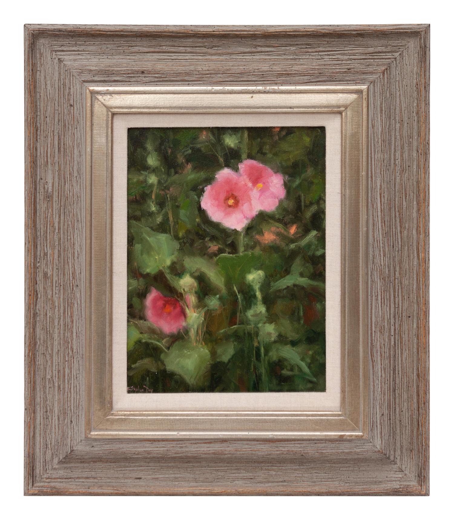 Hollyhocks