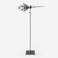 Garry Griffin (American, b. 1945) Gilt and Wrought Iron Dandelion Weathervane, USA, 1989