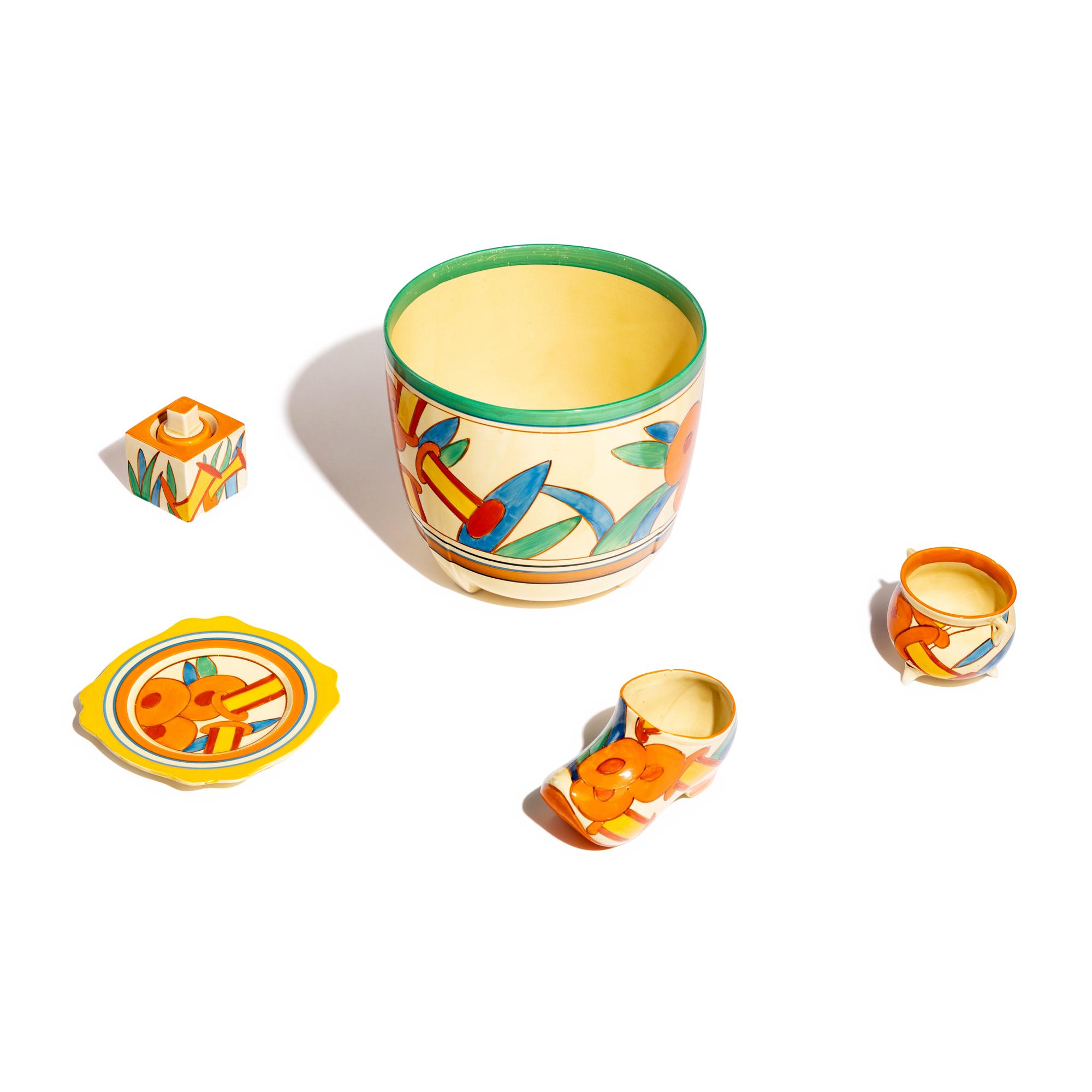 Bobbins pattern, Group of 5 items, c. 1931-33