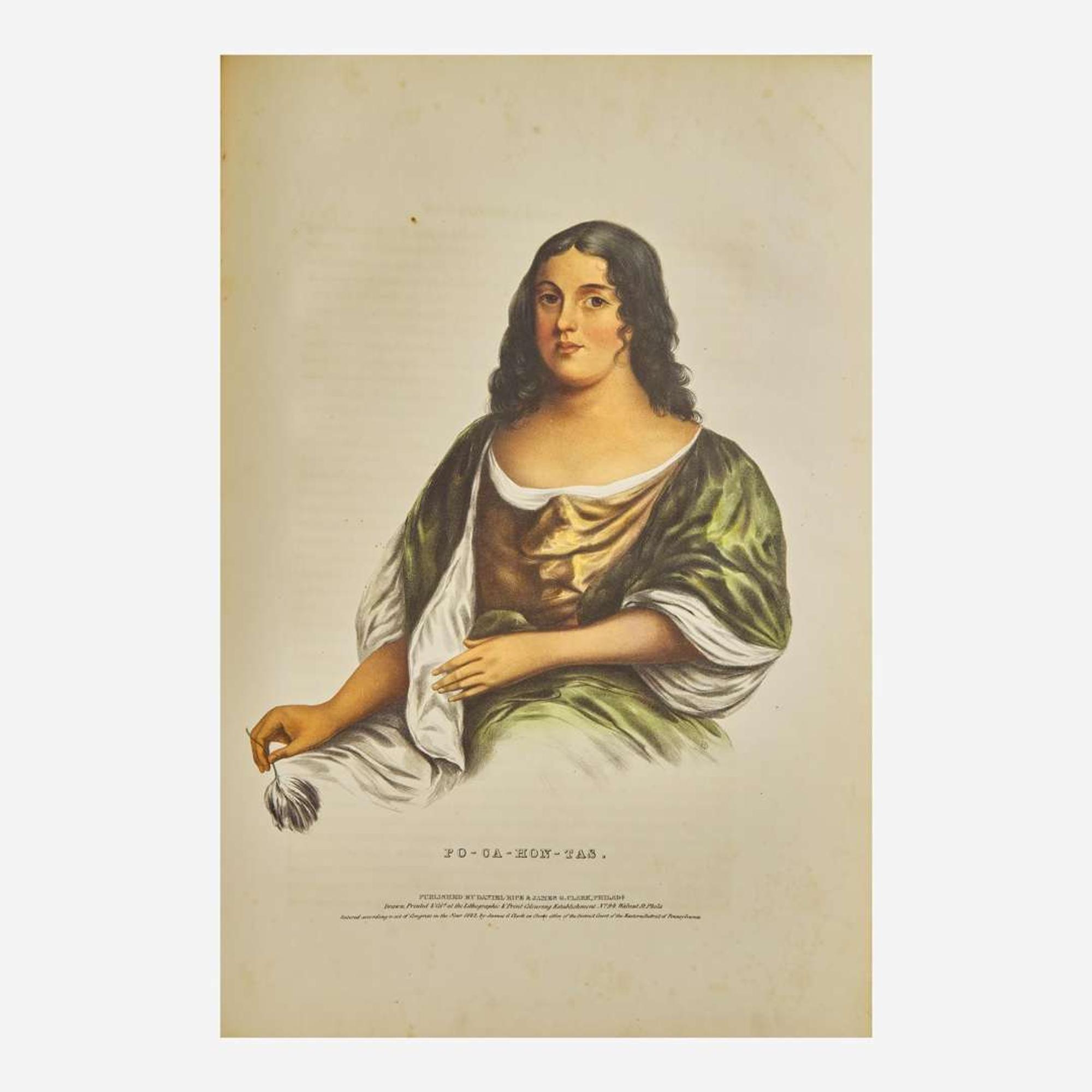 [Native Americana] M'Kenney, Thomas L., and James Hall History of the Indian Tribes of North America, with Biographical Sketches and Anecdotes of the Principal Chiefs...