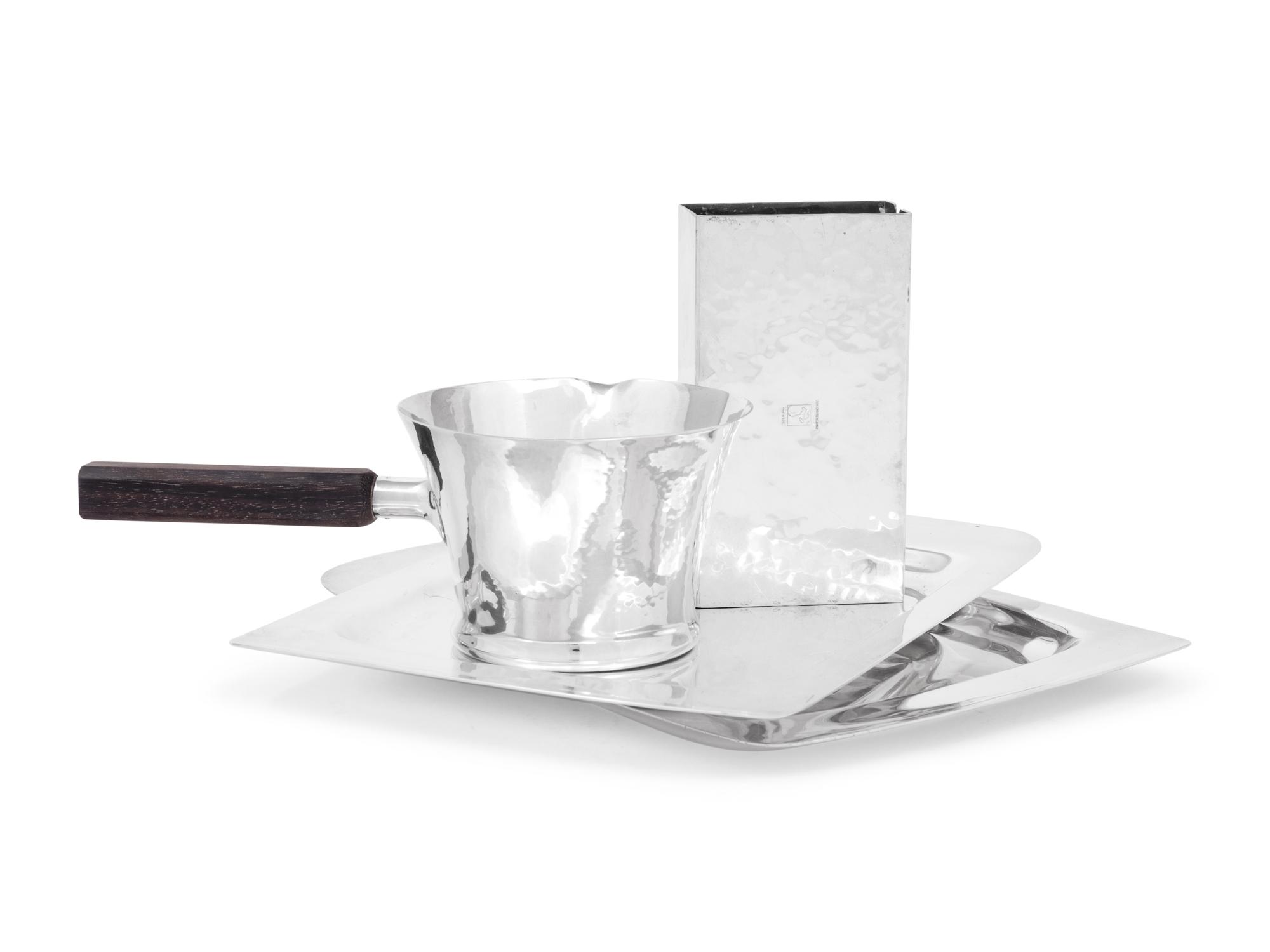 Four Porter Blanchard Silver Table Articles