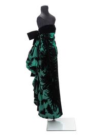 Two Designer Evening Items: One Yves Saint Laurent Ensemble, One Bill Blass Dress 1980-90s