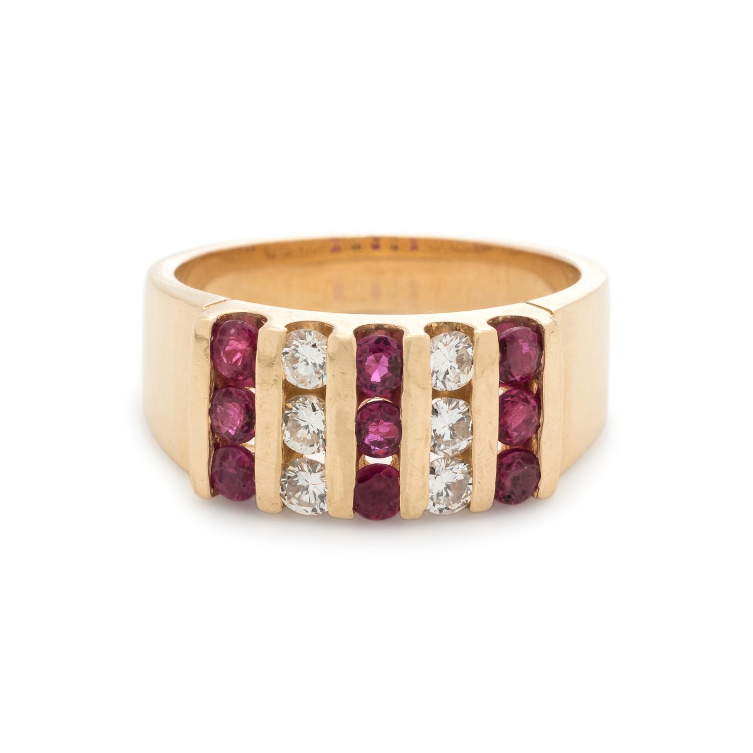 RUBY AND DIAMOND RING