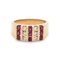 RUBY AND DIAMOND RING