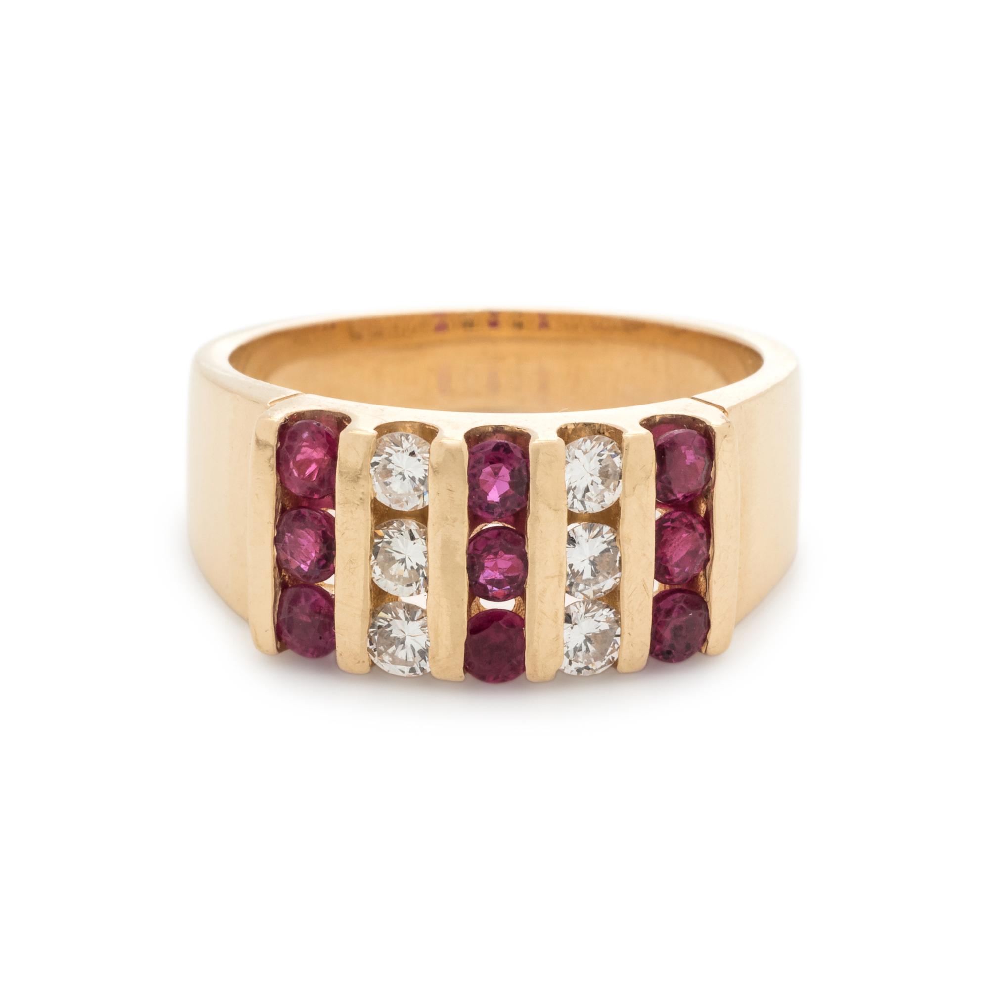 RUBY AND DIAMOND RING