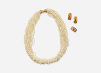 A Collection of Etruscan Revival Jewelry