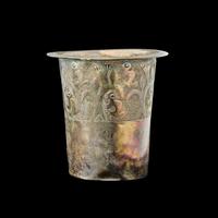 A Chimu Silver Beaker