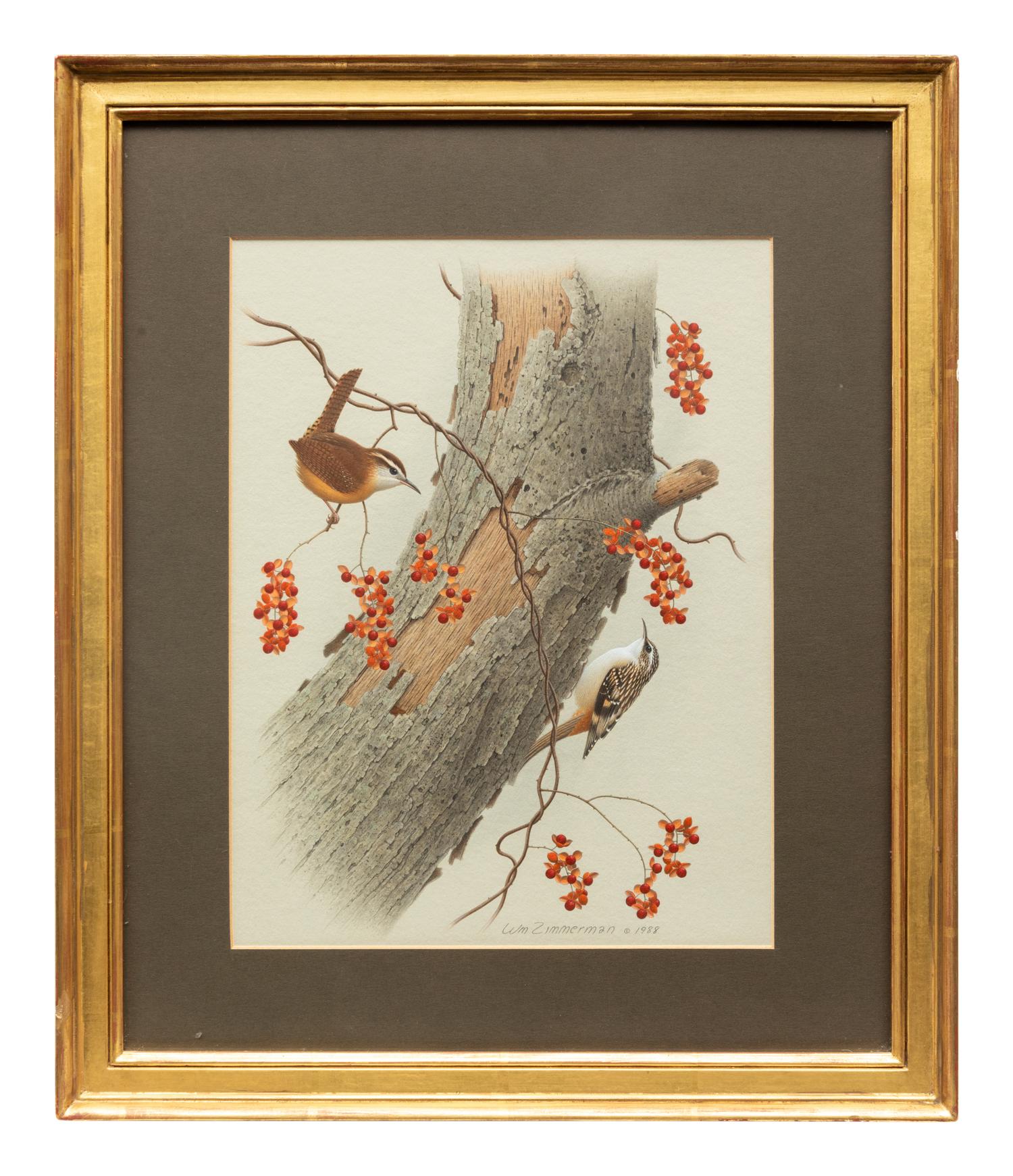 Group of Nine Works, American Bird Series, 1988