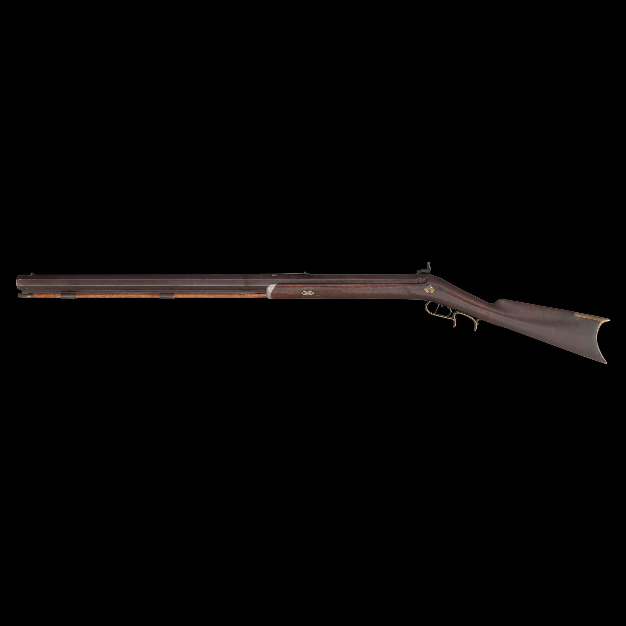 St. Louis Half-Stock Heavy Barreled Plains Rifle by Frederick Hellinghaus