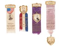 [CIVIL WAR]. 21 GAR ribbons and badges representing various regiments, incl. 146 NY Vols.