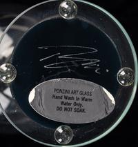 A Set of Twelve George Ponzini Jazz Pattern Stemmed Wines — 20TH CENTURY
