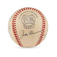 A 1926 St. Louis Cardinals Reunion Multi Signed Baseball Featuring Multiple Hall of Famers (JSA Letter of Authenticity)