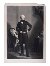 [POLITICS IN AMERICA -- WHIG PARTY]. A group of 3 engravings of William Henry Harrison, John Tyler, and Henry Clay.