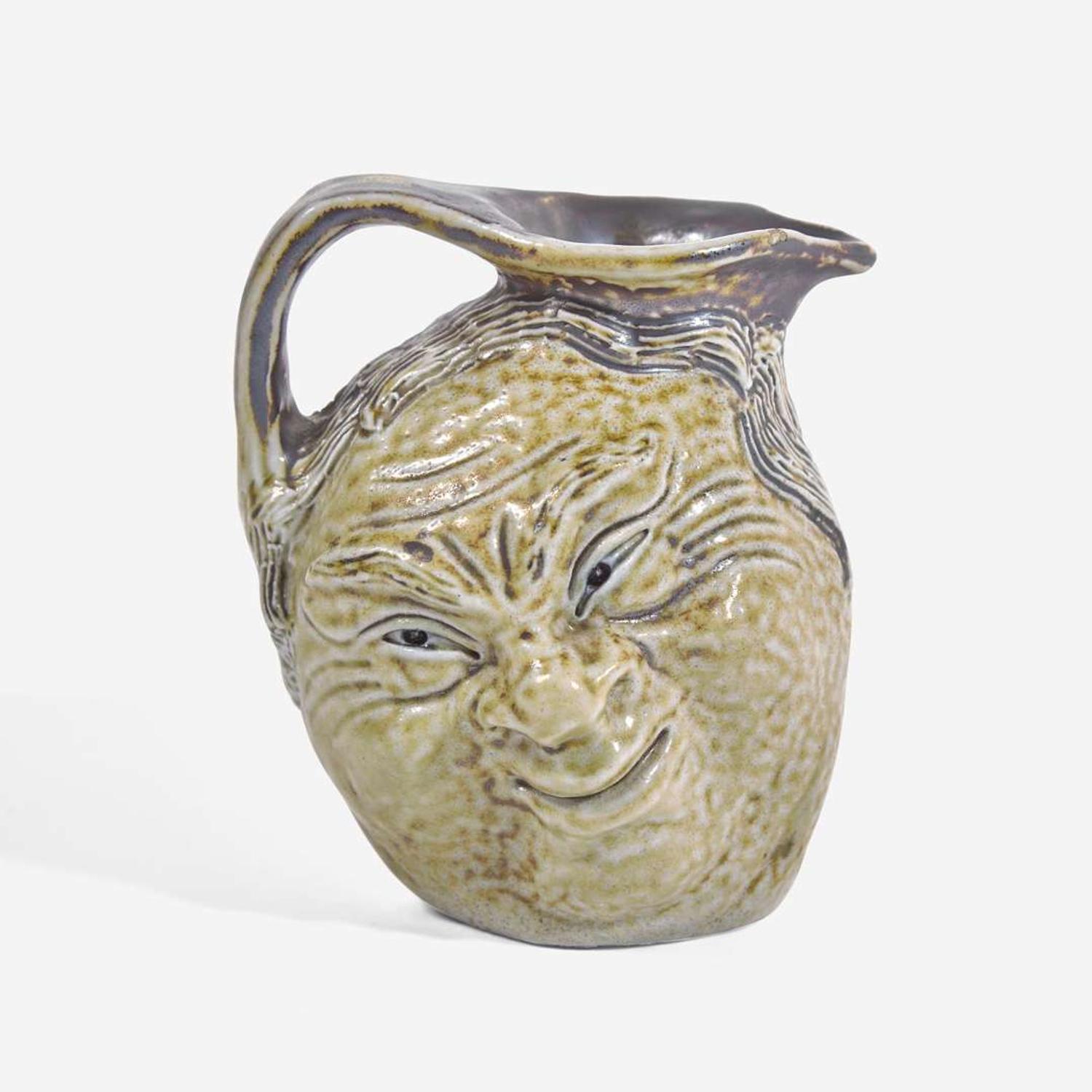Martin Brothers (English, active 1873-1914) Double-Sided Face Jug, Martin Brothers, UK, circa 1900